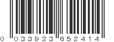 UPC 033923652414