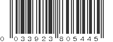 UPC 033923805445