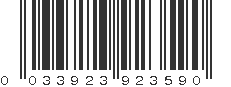 UPC 033923923590