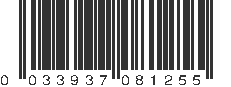 UPC 033937081255