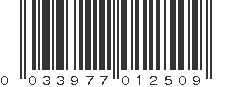 UPC 033977012509