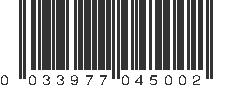 UPC 033977045002