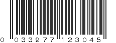 UPC 033977123045