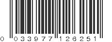 UPC 033977126251