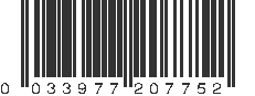 UPC 033977207752