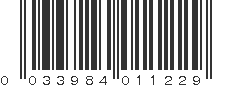 UPC 033984011229