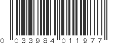 UPC 033984011977