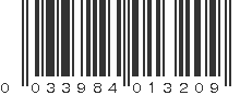 UPC 033984013209