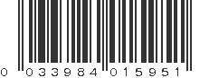 UPC 033984015951