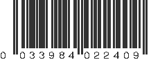 UPC 033984022409