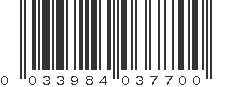 UPC 033984037700