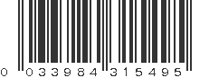 UPC 033984315495