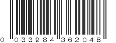 UPC 033984362048