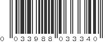 UPC 033988033340