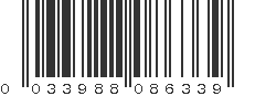UPC 033988086339