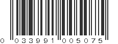 UPC 033991005075