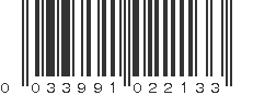 UPC 033991022133