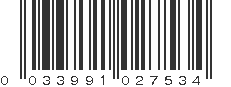 UPC 033991027534