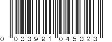 UPC 033991045323