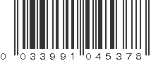 UPC 033991045378