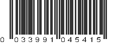 UPC 033991045415