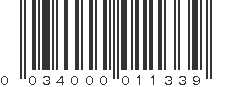 UPC 034000011339