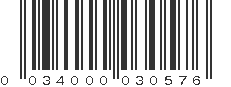 UPC 034000030576