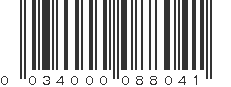 UPC 034000088041