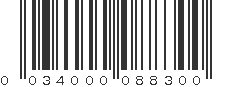 UPC 034000088300