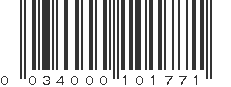 UPC 034000101771