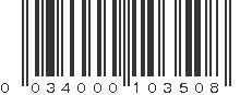 UPC 034000103508