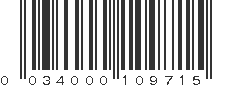 UPC 034000109715