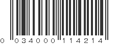 UPC 034000114214