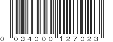 UPC 034000127023