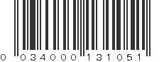 UPC 034000131051