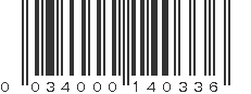 UPC 034000140336