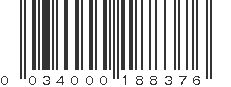 UPC 034000188376