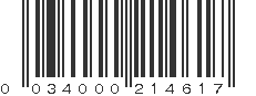 UPC 034000214617