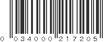 UPC 034000217205