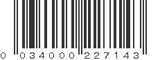 UPC 034000227143