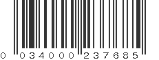 UPC 034000237685