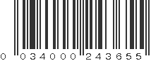 UPC 034000243655