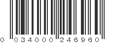 UPC 034000246960