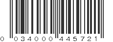 UPC 034000445721