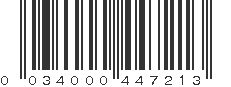 UPC 034000447213