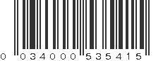 UPC 034000535415