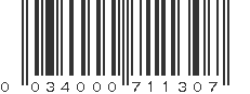 UPC 034000711307