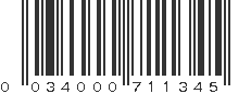 UPC 034000711345