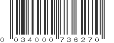 UPC 034000736270