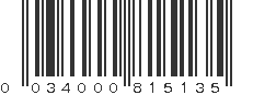 UPC 034000815135